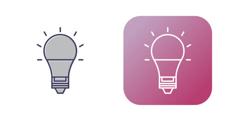 Electric Bulb Vector Icon