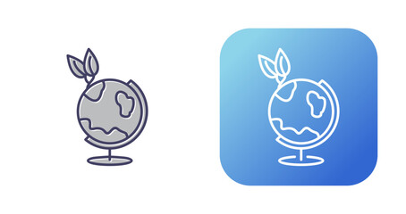 Eco friendly World Vector Icon