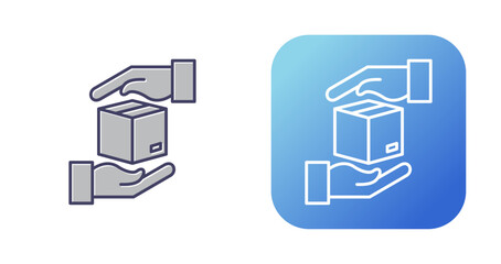 Receive Package Vector Icon