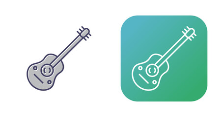 Naklejka premium Guitar Vector Icon