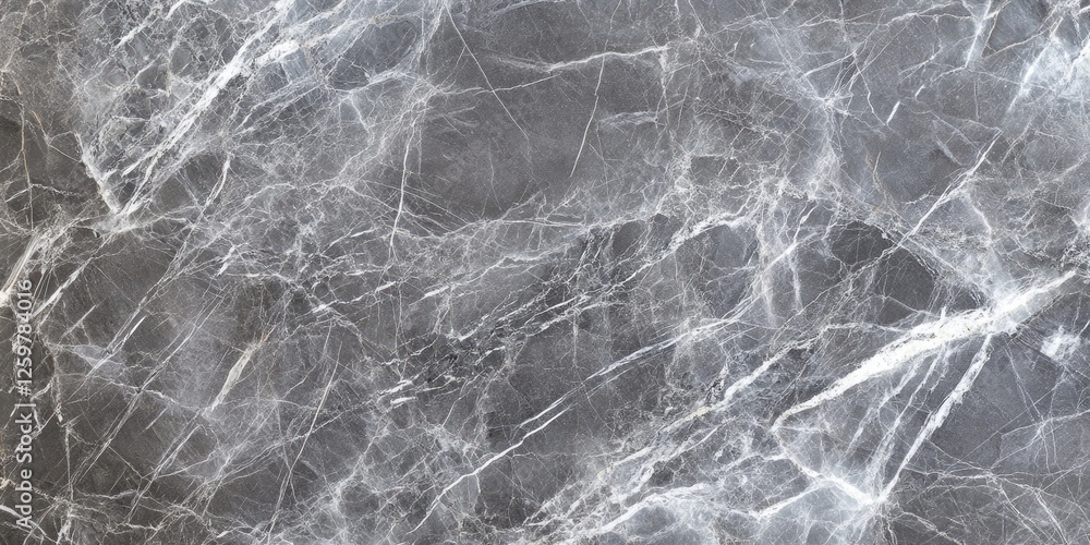 Poster abstract gray marble texture with white veining, featuring intricate lines and patterns, highlighted
