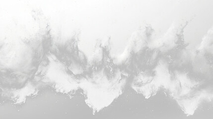 Obraz premium a black and white photo of a cloud of smoke