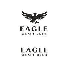 Obraz premium Eagle Logo for Craft Beer Branding Design and Marketing