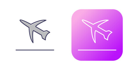Flight Takeoff Vector Icon