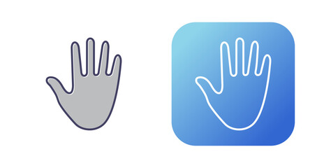 Fototapeta premium Hand Vector Icon