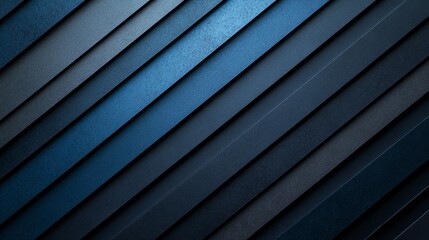 Minimalist abstract wallpaper with parallel lines on a Blue background. Banner template with white space for text, suitable for modern and professional design uses.