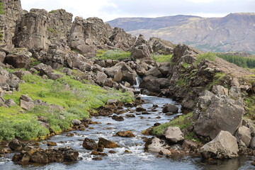 Öxara is a river in Iceland in Pingvellir National Park