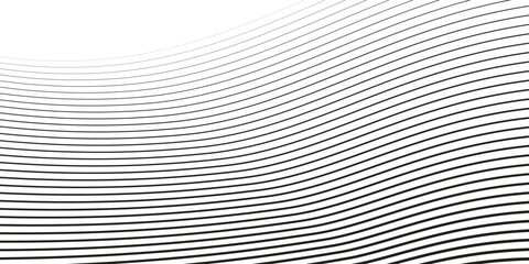 Abstract white background from lines. Wavy line drawing . Design element. Vector illustration