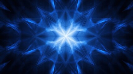 Star Shapes on Blue Background for Design, Banner Template, Abstract Star Wallpaper with Copy Space, Minimalist Star Pattern Wallpaper