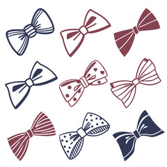 PrintBow illustration, vector illustration