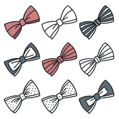 PrintBow illustration, vector illustration