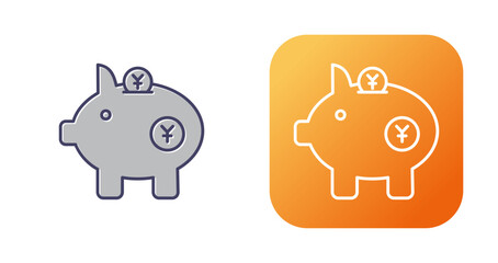 Piggy Bank Vector Icon