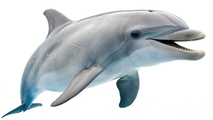 Fototapeta premium dolphin isolated on white background