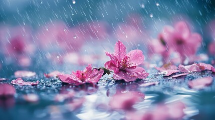 Visitors revel in the springtime beauty of the cherry blossom festival, where pink petals create a delicate carpet and joyful moments are captured under blooming trees.