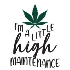 Obraz premium Unique Weed Smoking Art and Stoner Typography Tee 