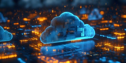 Holographic Cloud Computing on Circuit Board