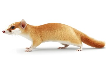 Adorable Golden-furred Creature Walks Gracefully