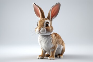 araffe sitting on a white surface with a gray background