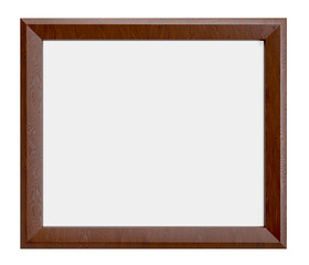 Realistic 3D blank plastic or wood frame photo mockup. Empty wall photo framing template isolated. Mockup for presentation painting, poster, wall art, photographs or frameworks exposition template.