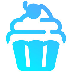 Obraz premium Cupcake Icon
