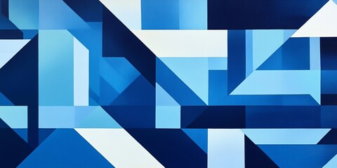 Vibrant abstract blue geometric pattern, perfect for modern designs, wallpapers, and creative projects. High-quality, versatile, and visually striking.