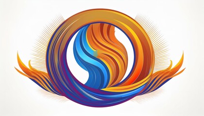 Obraz premium Modern new logo or icon suitable as cover or banner