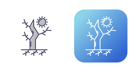 Drought Vector Icon