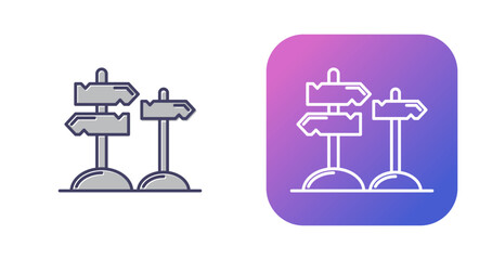 Directions Vector Icon