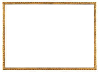 Narrow patterned picture frame on a transparent background, in PNG format.