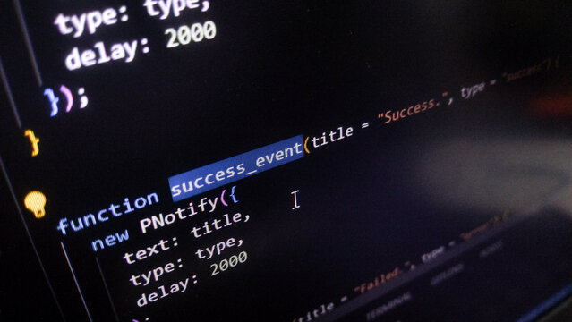 Coding on Screen: Web Development in Progress