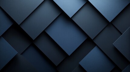 Fototapeta premium Refined geometric patterns and shapes on Blue background with copy space for design. Perfect for modern banner templates, abstract minimalist wallpaper, simple geometric modern wallpaper.