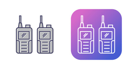 Walkie Talkie Vector Icon