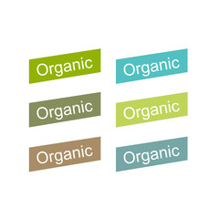 Fototapeta premium Natural Bio Product Sign Symbol Tags isolated on White