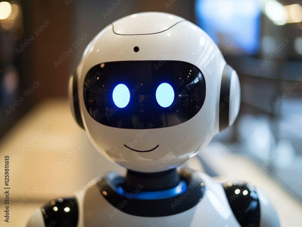 Poster worker use online customer service with chat bot as conversation assistant in office. - ai