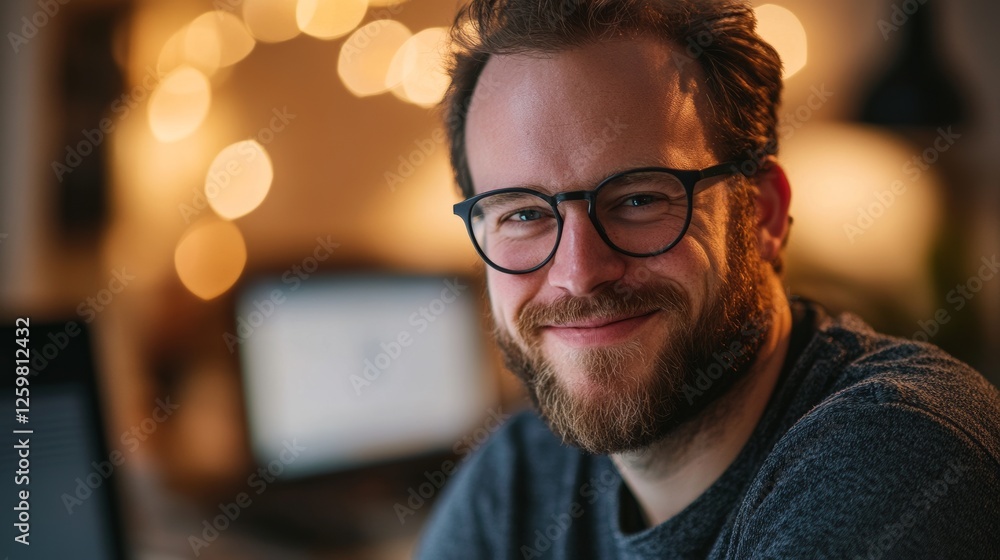 Poster worker use online customer service with chat bot as conversation assistant in office. - ai