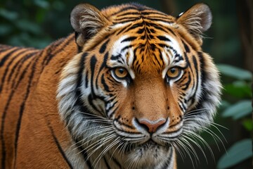 Obraz premium there is a tiger that is looking at the camera