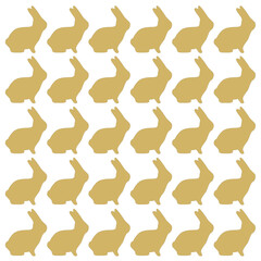 Colorful Spring Bunnies Design Pattern
