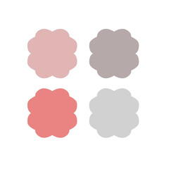 COLORFUL PAPER TAGS DESIGN ELEMENTS VECTOR