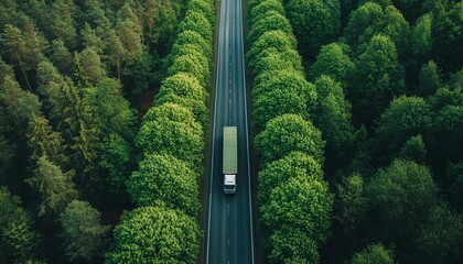Ecofriendly logistics practices, sustainable freight transportation, renewable energy, green packaging, reducing environmental impact in supply chains