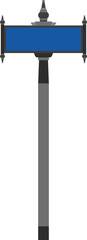 Fototapeta premium Illustration of a Street Sign Post
