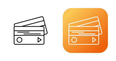 Obraz premium Card Vector Icon