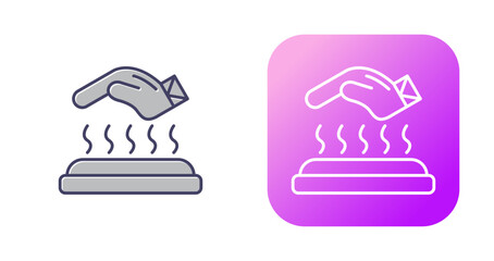 Hot Surface Vector Icon