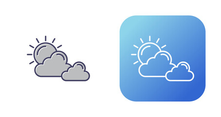 Cloudy Vector Icon