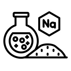 Sodium Sulfur Icon