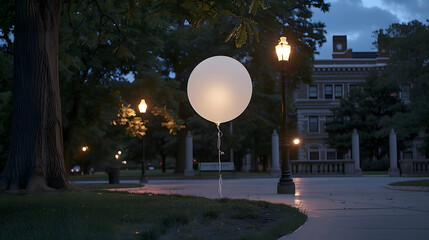 balloon with the lamp