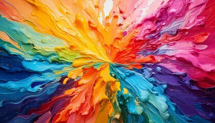 Fototapeta premium Holi themed Abstract background