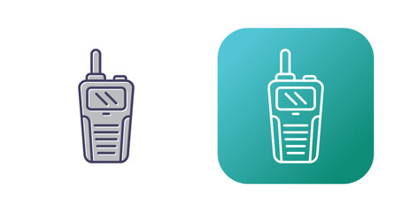 Walkie Talkie Vector Icon