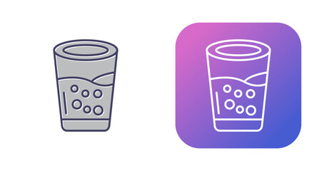 Glass Of Water Vector Icon