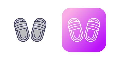 Slippers Vector Icon