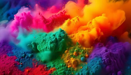Fototapeta premium Holi themed Abstract background